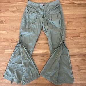 MASON's Military Field Utility Cargo Pants Men’s ~36x30 Distressed Faded Green
